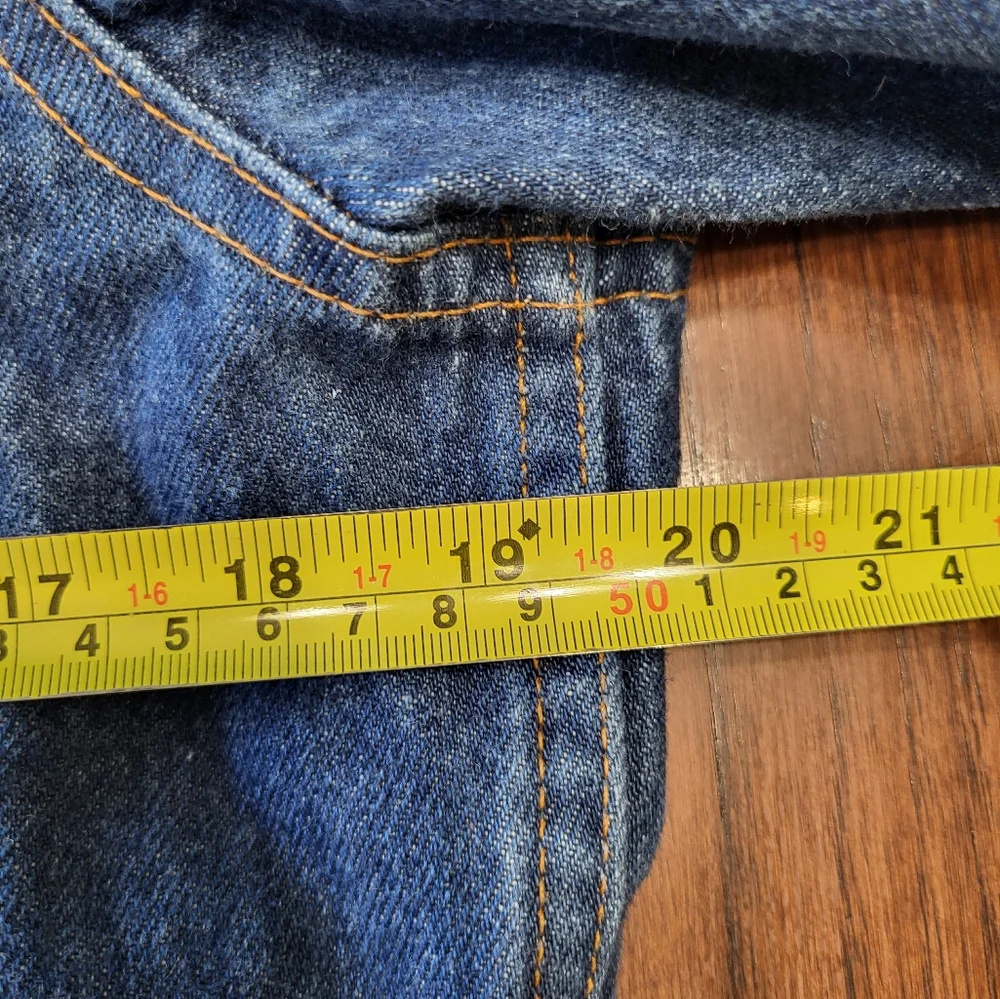Levi's Men's 42L Medium Wash Trucker 100% Cotton Denim Jean Jacket Vintage Y2K